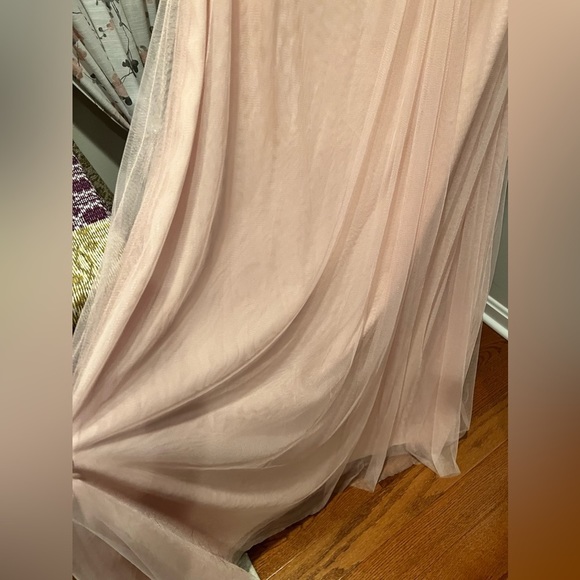 028 Bill Levcoff Bridesmaid Blush Pink formal prom - Picture 2 of 10